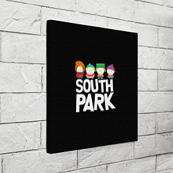 Холст квадратный Южный парк мультфильм - персонажи, цвет: 3D-принт — фото 2