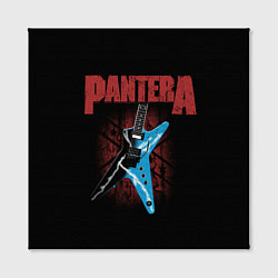 Холст квадратный PANTERA гитара, цвет: 3D-принт — фото 2