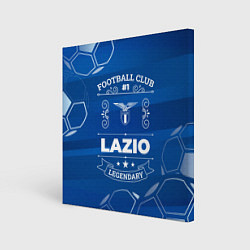 Холст квадратный Lazio FC 1, цвет: 3D-принт