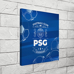 Холст квадратный PSG FC 1, цвет: 3D-принт — фото 2
