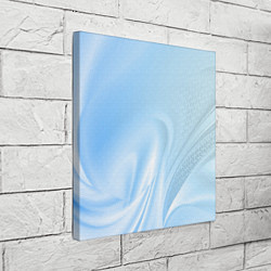 Холст квадратный Голубые завихрения, цвет: 3D-принт — фото 2
