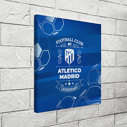Холст квадратный Atletico Madrid FC 1, цвет: 3D-принт — фото 2