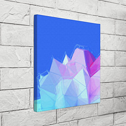 Холст квадратный Pink ice Abstractiom Geometry, цвет: 3D-принт — фото 2