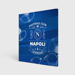 Холст квадратный Napoli FC 1, цвет: 3D-принт