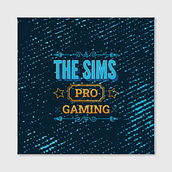 Холст квадратный The Sims Gaming PRO, цвет: 3D-принт — фото 2