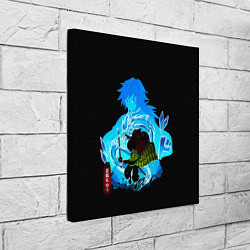 Холст квадратный Томиока Гию Клинок рассекающий демонов, цвет: 3D-принт — фото 2