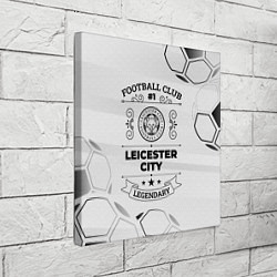 Холст квадратный Leicester City Football Club Number 1 Legendary, цвет: 3D-принт — фото 2