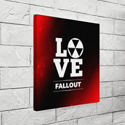 Холст квадратный Fallout Love Классика, цвет: 3D-принт — фото 2