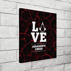 Холст квадратный Assassins Creed Love Классика, цвет: 3D-принт — фото 2