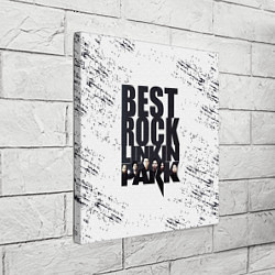 Холст квадратный Linkin Park BEST ROCK, цвет: 3D-принт — фото 2