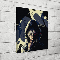 Холст квадратный Токийский Гуль- манга темное фэнтези, цвет: 3D-принт — фото 2