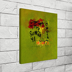 Холст квадратный Chuck - Sum 41, цвет: 3D-принт — фото 2