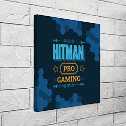 Холст квадратный Игра Hitman: PRO Gaming, цвет: 3D-принт — фото 2