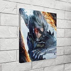Холст квадратный Metal Gear Rising: Revengeance, цвет: 3D-принт — фото 2