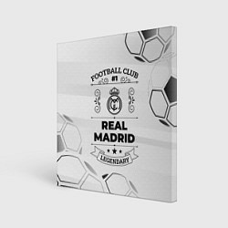 Холст квадратный Real Madrid Football Club Number 1 Legendary, цвет: 3D-принт