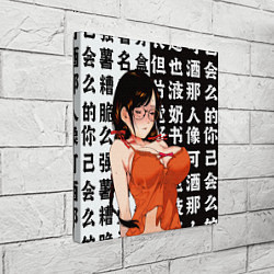 Холст квадратный Цубаса Ханэкава - monogatari series, цвет: 3D-принт — фото 2