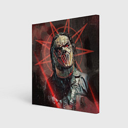 Холст квадратный Mick Thomson-Slipknot, цвет: 3D-принт