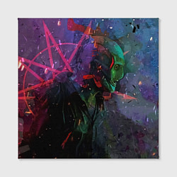 Холст квадратный Corey Taylor-Slipknot, цвет: 3D-принт — фото 2