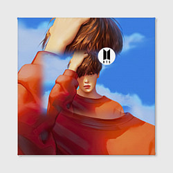 Холст квадратный BTS Love Yourself Sky, цвет: 3D-принт — фото 2