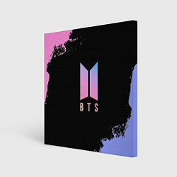 Картина квадратная BTS Blue And Pink