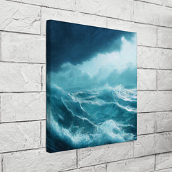 Холст квадратный Буря в море, цвет: 3D-принт — фото 2