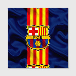 Холст квадратный Фк Барселона Лого, цвет: 3D-принт — фото 2