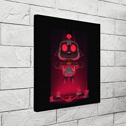 Холст квадратный Cult of the Lamb - Ритуал, цвет: 3D-принт — фото 2