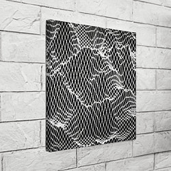 Холст квадратный Сетчатая текстура ткани, цвет: 3D-принт — фото 2