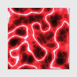 Холст квадратный Огненный камуфляж, цвет: 3D-принт — фото 2