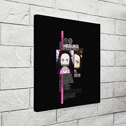 Холст квадратный Незуко Камадо - Клинок, рассекающий демонов, цвет: 3D-принт — фото 2