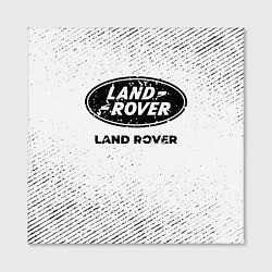 Холст квадратный Land Rover с потертостями на светлом фоне, цвет: 3D-принт — фото 2