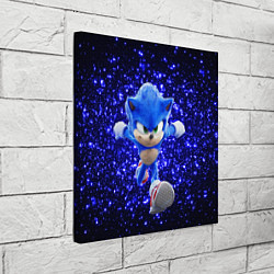 Холст квадратный Sonic sequins, цвет: 3D-принт — фото 2