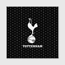 Холст квадратный Tottenham sport на темном фоне, цвет: 3D-принт — фото 2