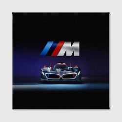 Холст квадратный BMW M Performance Motorsport, цвет: 3D-принт — фото 2