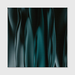 Холст квадратный Абстрактные волны в темноте, цвет: 3D-принт — фото 2