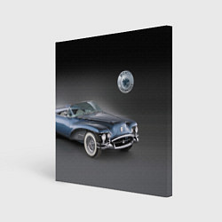 Холст квадратный Buick Wildcat - cabriolet, цвет: 3D-принт