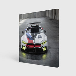 Холст квадратный BMW M8 - M Power - Motorsport, цвет: 3D-принт