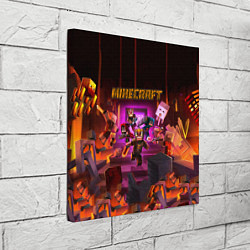 Холст квадратный Minecraft art, цвет: 3D-принт — фото 2