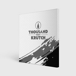 Холст квадратный Thousand Foot Krutch логотип, цвет: 3D-принт