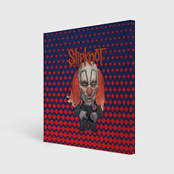 Холст квадратный Slipknot clown, цвет: 3D-принт