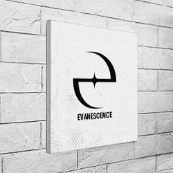 Холст квадратный Evanescence glitch на светлом фоне, цвет: 3D-принт — фото 2