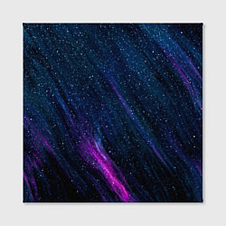 Холст квадратный Звёздное абстрактное фиолетовое небо, цвет: 3D-принт — фото 2