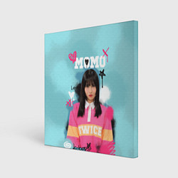 Холст квадратный K - pop Momo, цвет: 3D-принт