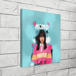 Холст квадратный K - pop Momo, цвет: 3D-принт — фото 2