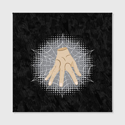Холст квадратный Жуткая рука зомби в паутине, цвет: 3D-принт — фото 2