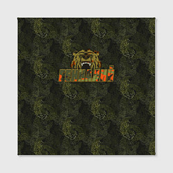 Холст квадратный Геннадий камуфляж, цвет: 3D-принт — фото 2
