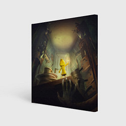 Холст квадратный Little Nightmares игра, цвет: 3D-принт