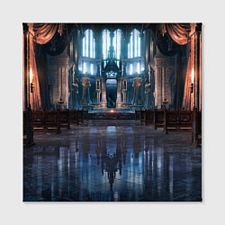 Холст квадратный Dark Souls III - Зал, цвет: 3D-принт — фото 2