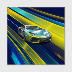 Холст квадратный Суперкар Lamborghini Reventon, цвет: 3D-принт — фото 2