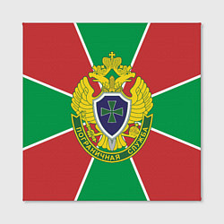 Холст квадратный Пограничная служба - герб ПВ, цвет: 3D-принт — фото 2